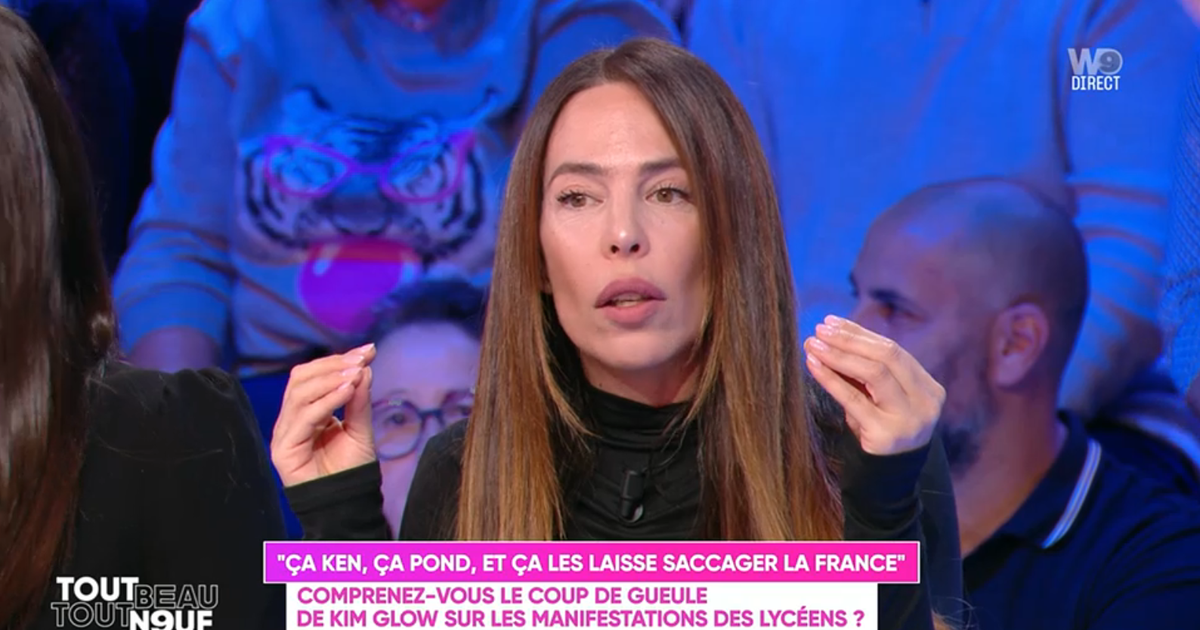 «Qui va payer ?» : le violent coup de gueule de Kim Glow, candidate de téléréalité, contre la colère des lycéens