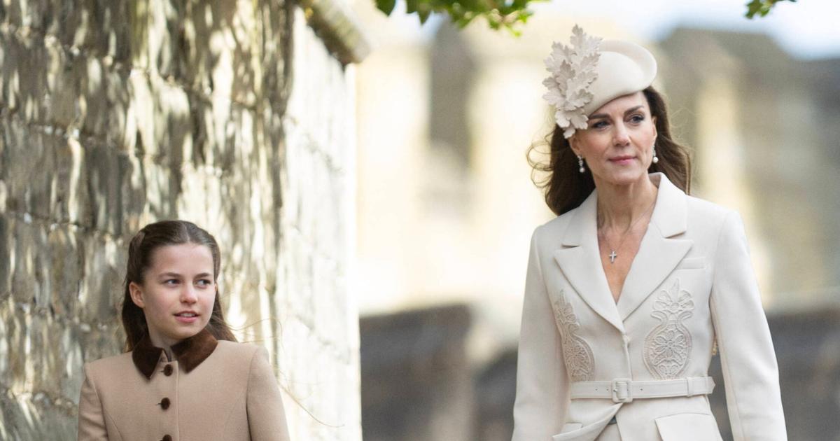 Kate Middleton et sa fille Charlotte dans le métro londonien