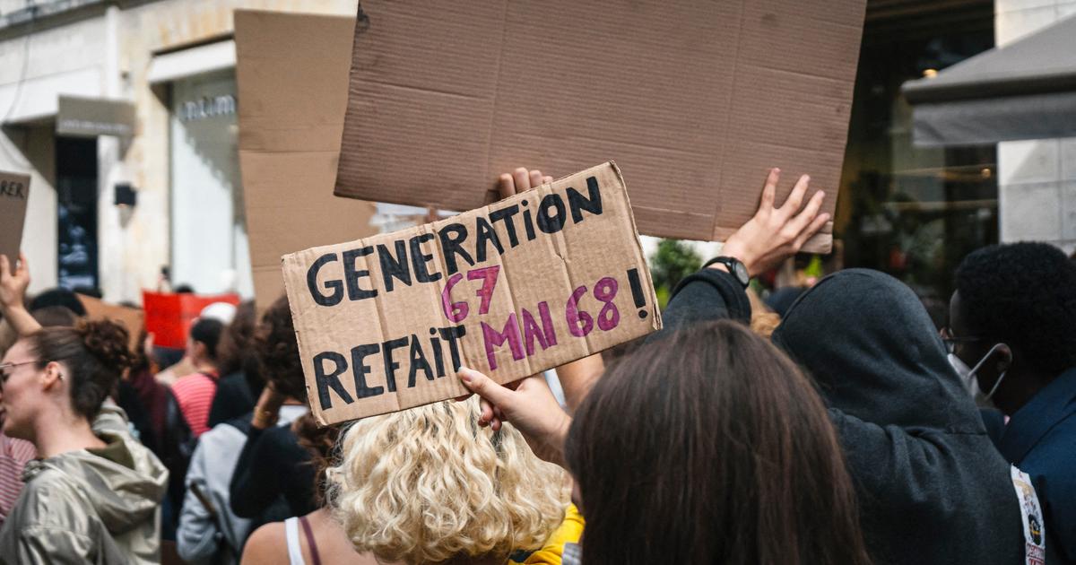 «Génération 6/7 refait Mai 68», «Macron pas bebew»… Les slogans, nouveau terrain de jeu linguistique des lycéens
