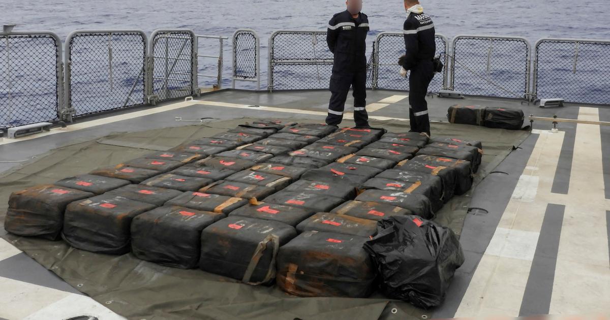 La marine française a saisi plus de 8,6 tonnes de drogue aux Antilles en octobre