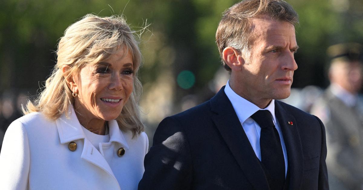 Accompagnée de son époux, Brigitte Macron chante et danse sur les plus grands tubes de Céline Dion à Paris