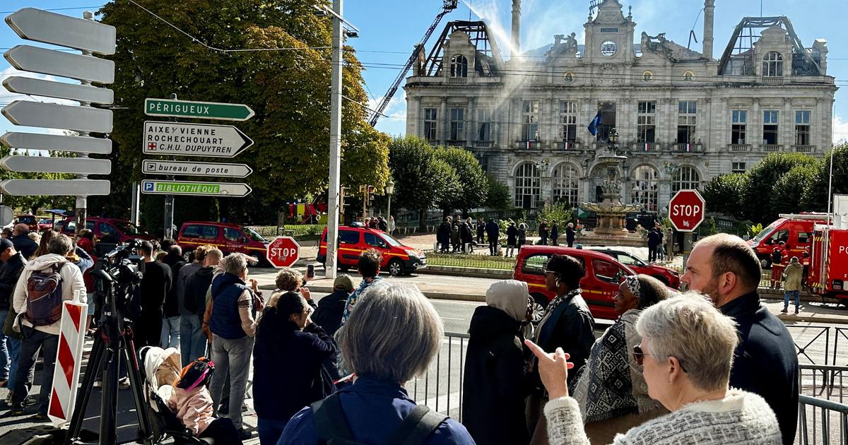 «Nous sommes tous des Limougeauds aujourd’hui» : des milliers de personnes rassemblées après l’incendie de l’hôtel de ville
