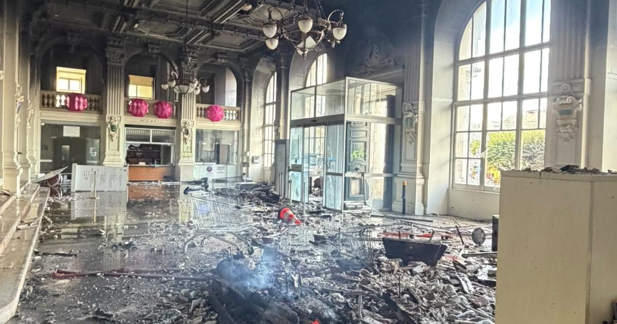 Limoges : les images de l’intérieur de l’hôtel de ville, ravagé par un incendie le 17 octobre