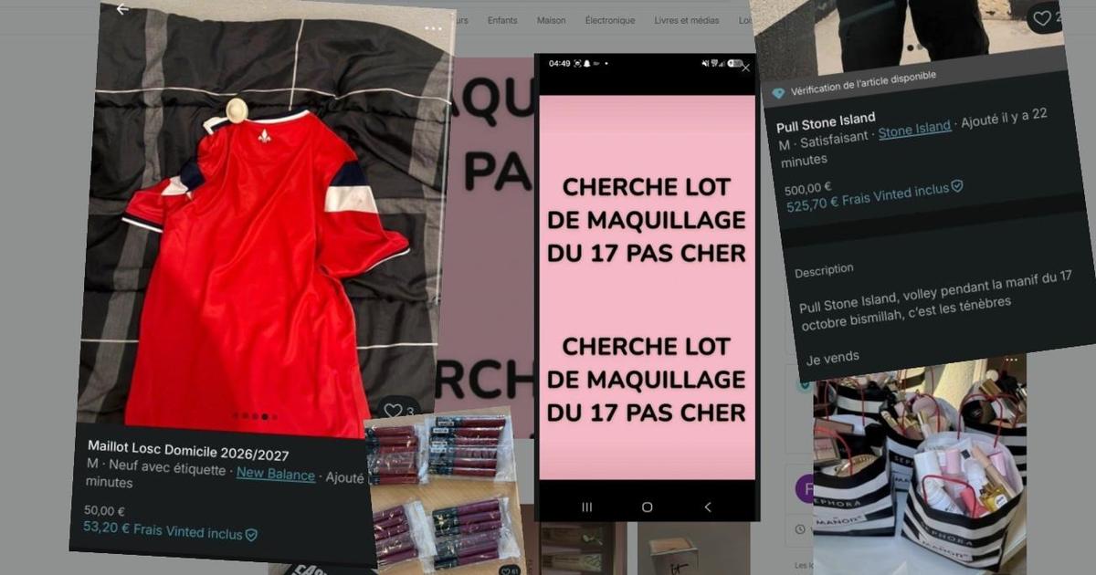 «Vends pull volé pendant la manif du 17 octobre» : après les saccages de commerces, le butin des pilleurs inonde déjà Vinted
