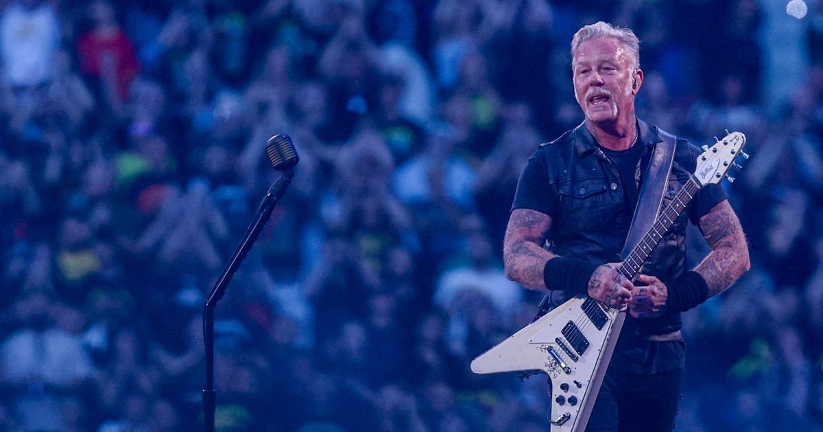 Pour James Hetfield, de Metallica, les concerts ne doivent pas donner lieu à des prises de position politique