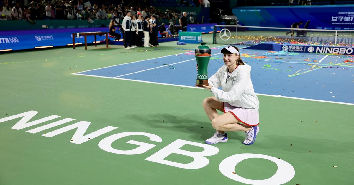 Tennis : Elena Rybakina s’adjuge son 15e titre à Ningbo
