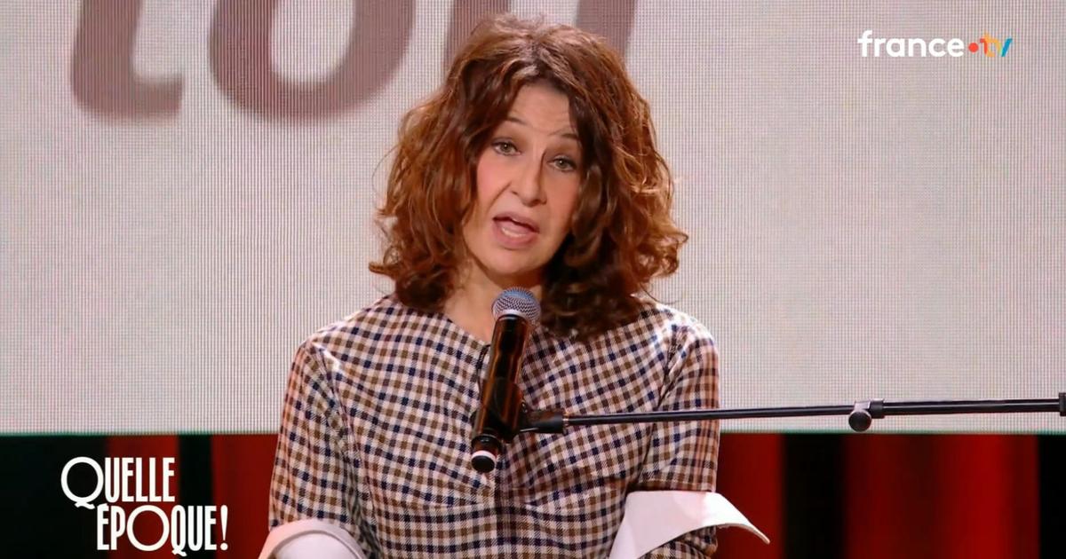 Valérie Lemercier debuts song on Quelle Époque!