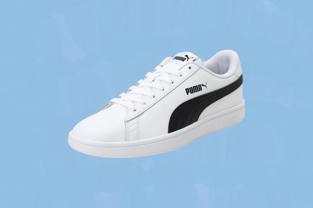 En promo, cette paire de baskets blanches Puma en cuir passe à 36 euros