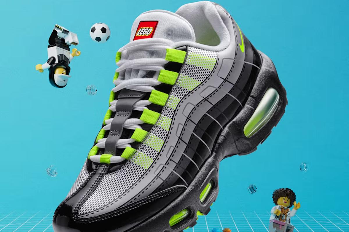 Déjà collector, cette paire de baskets Nike Air Max 95 LEGO est l’une des collaborations les plus attendues de l’année