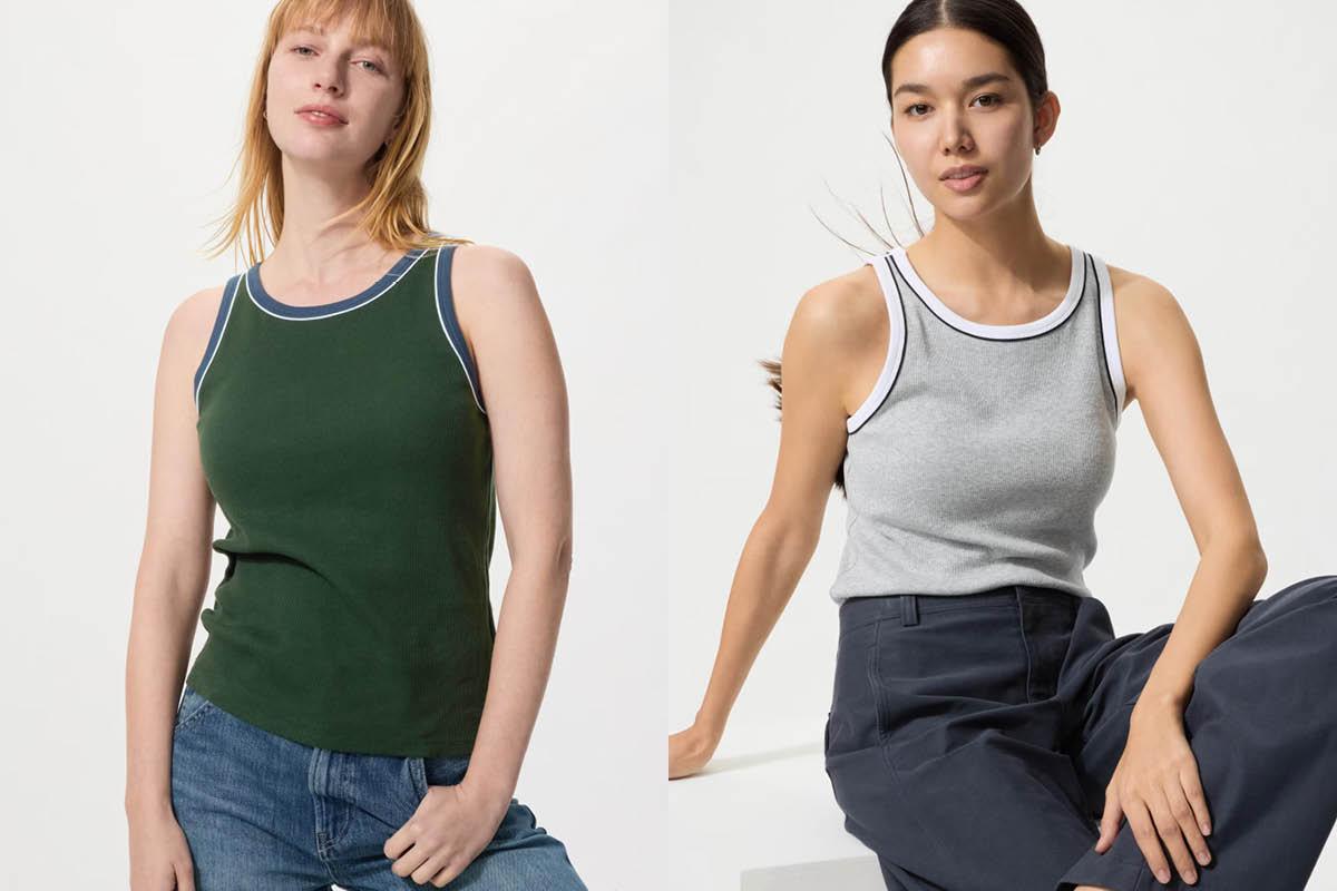 Bra top : UNIQLO décline son haut le plus confortable dans une coupe débardeur très flatteuse