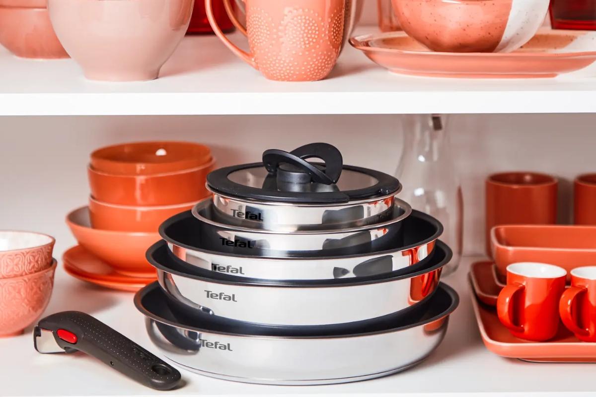 Alerte bon plan : cette batterie de cuisine Tefal en inox passe à -60 % chez Auchan