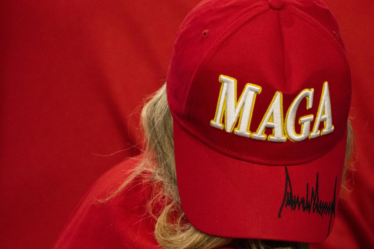 Casquette Donald Trump Élection 2024 MAGA USA - Rouge Réglable Coton