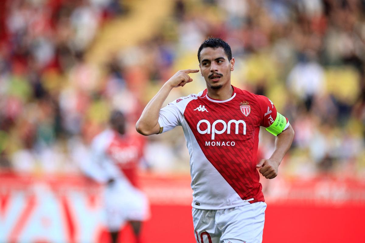 Kappa Kombat Home Monaco 9 Ben Yedder Maillot Mixte enfant Blanc/Rouge