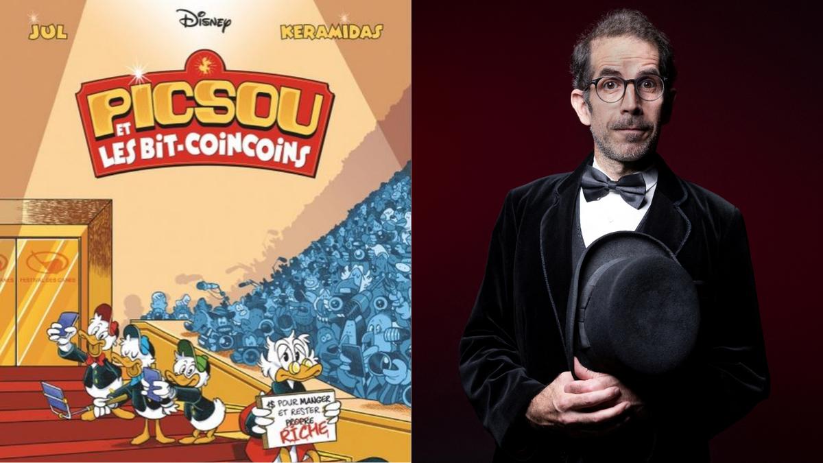 Le scénariste de BD Jul redonne vie à Picsou, au pays du bitcoin