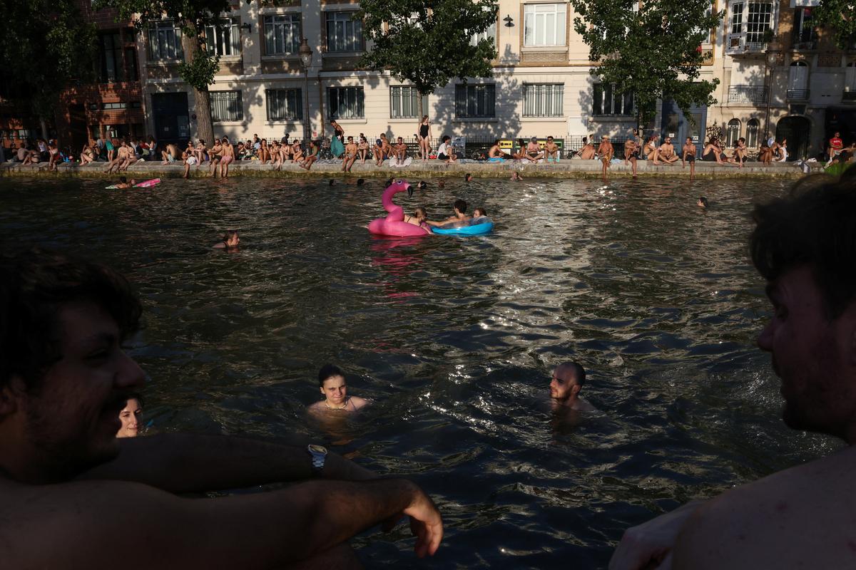 Ambiance de canicule en France