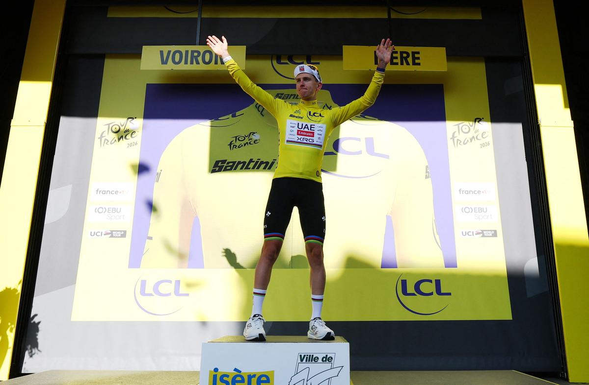 Tadej Pogacar au Tour de France