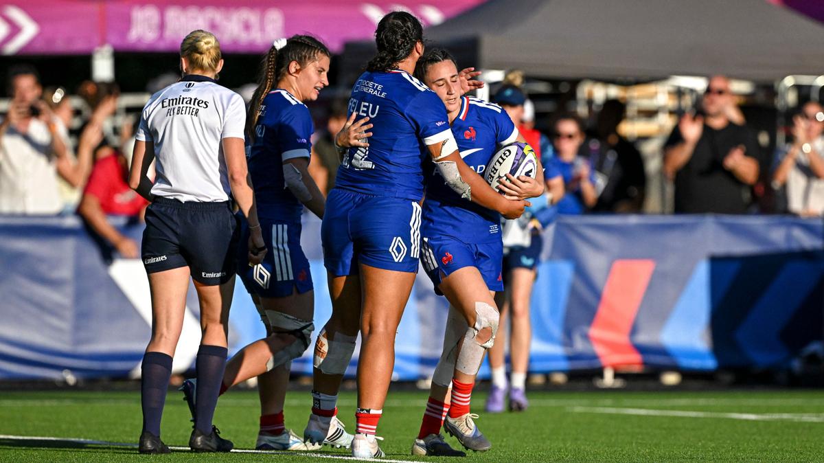 XV de France féminin : indisciplinées mais renversantes, les Bleues s’imposent sur le fil face à l’Australie
