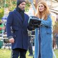 Justin Baldoni et Blake Lively sur le tournage de Plus Jamais. (New Yorkle 11 janvier 2024.)