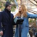 Justin Baldoni et Blake Lively sur le tournage de Plus Jamais en janvier 2024.