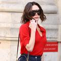 Victoria Beckham dans les rues de Paris le 10 juin 2025.