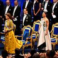 La famille royale de Suède lors de la cérémonie de remise du prix Nobel à Stockholm, le 10 décembre 2025.