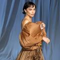 Zoë Kravitz au défilé des invités lors du 5e gala annuel de l’Academy Museum qui s’est tenu au Ted Mann Theater de l’Academy Museum of Motion Pictures. (Los Angeles, le 18 octobre 2025.)