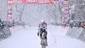 Cyclo-cross: Van der Poel en démonstration sur la neige de Zonhoven