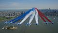 La Patrouille de France dans le ciel new-yorkais.