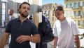 Naruto et Safine à leur arrivée au tribunal de Nice, ce lundi.
