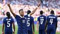 Kylian Mbappé célèbre son but lors du match des huitièmes de finale de la Coupe du monde 2026 opposant le Paraguay à la France, au Philadelphia Stadium de Philadelphie, samedi 4 juillet.