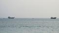 Navires au détroit d’Hormuz, vus depuis Musandam, Oman, 15 juillet 2026.