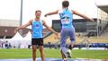 Thibaut Collet (à gauche) a été sacré champion de France de saut à la perche devant son grand frère Mathieu (à droite).