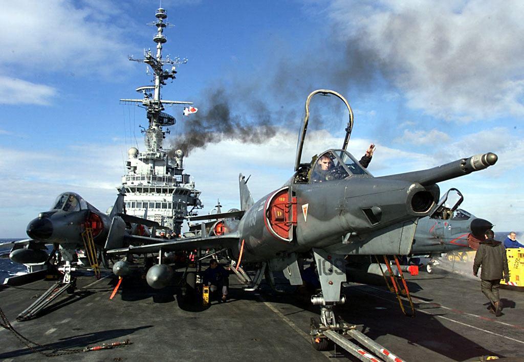 Ruban Légendé "FOCH" Porte-Avions - Original Marine Nationale - Bachi Aéronavale