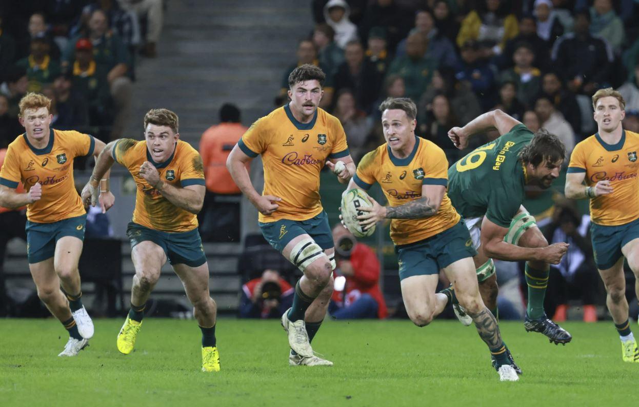 Rugby : en vidéo, le résumé de l’incroyable exploit des Australiens, réduits à 11, face aux Springboks