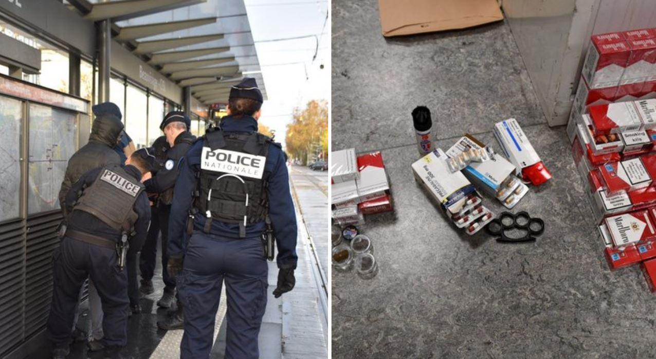 Cigarettes, cannabis et «drogue du pauvre» saisis sur le plus grand marché sauvage de Lyon