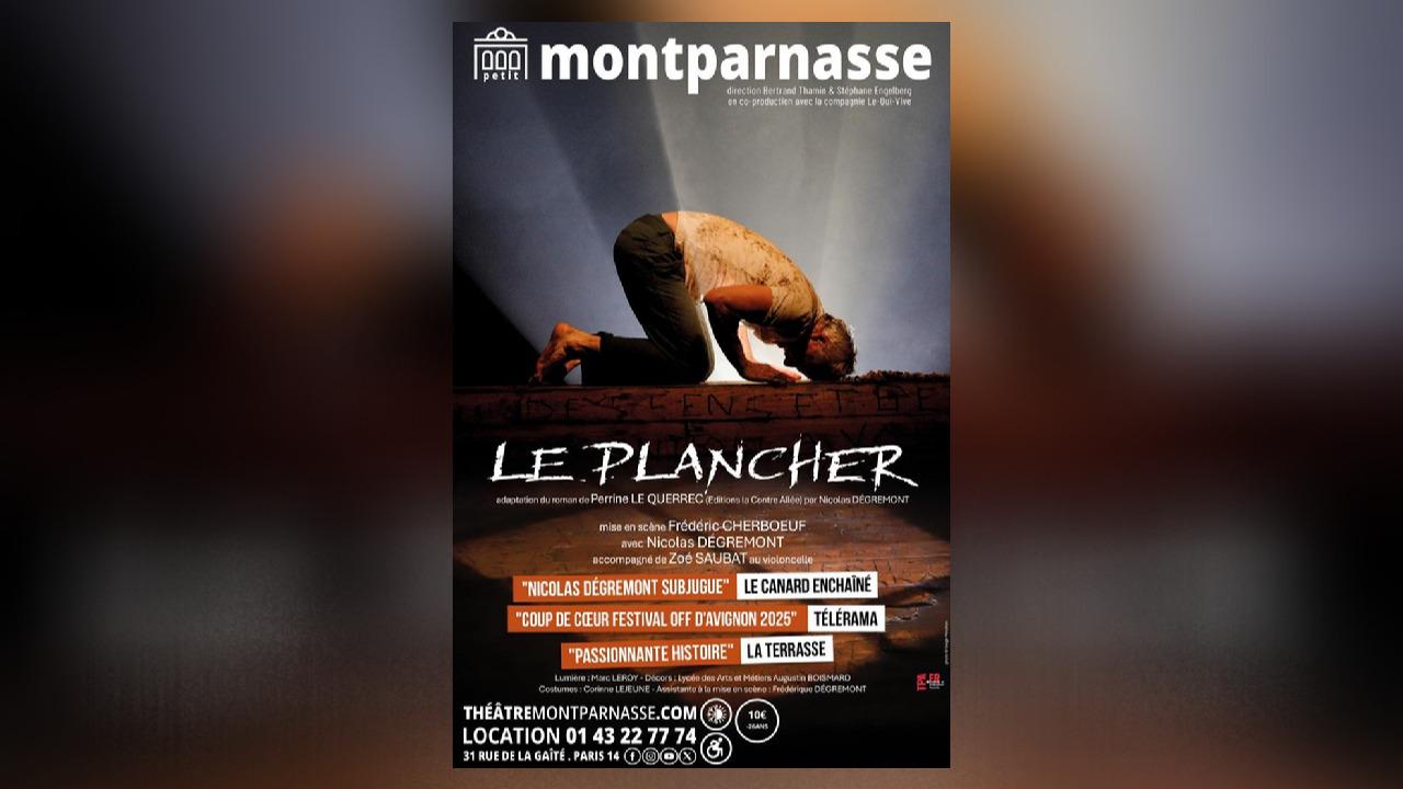 Nicolas Dégremont, un comédien pied au «Plancher»