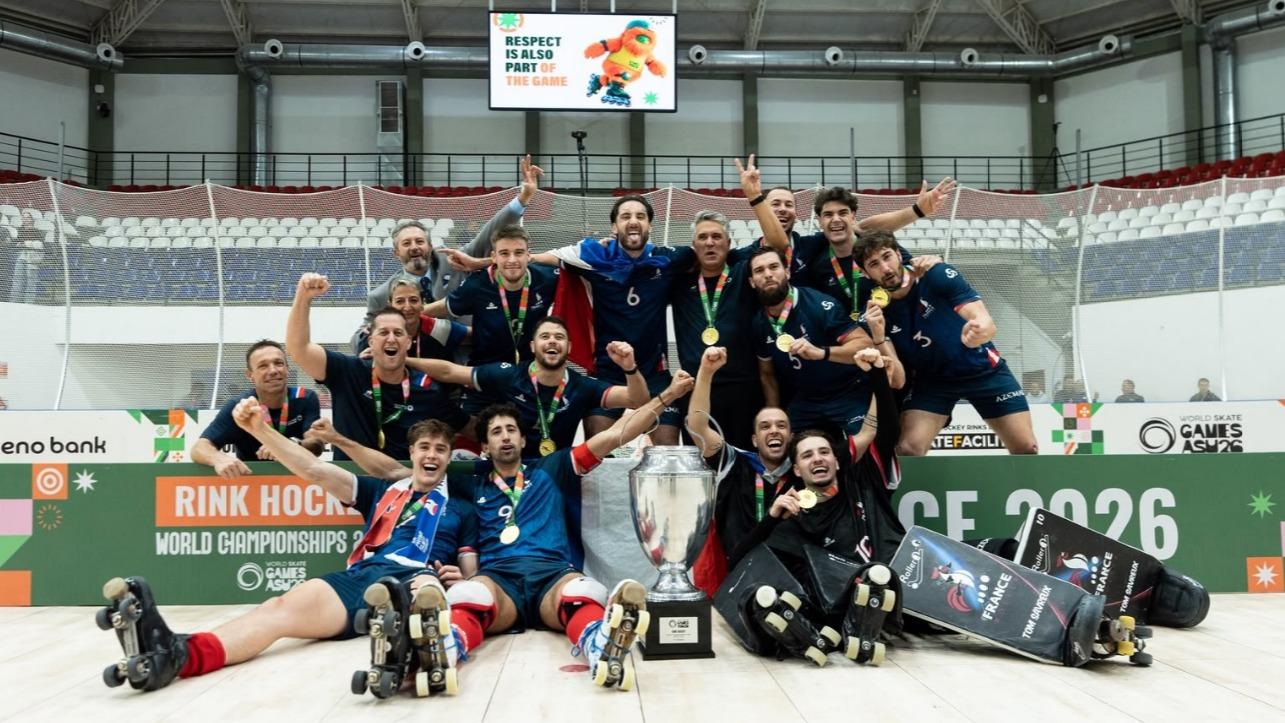 Rink hockey : l’équipe de France crée l’exploit et devient championne du monde pour la première fois