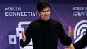 Le patron et fondateur de Telegram, Pavel Durov, lors du Mobile World Congress à Barcelone en Espagne le 23 février 2016.