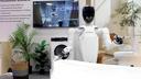 Le Robot Wanda 2.0 qui fait un lit lors du CES (Consumer Electronics Show), de 2026, Las Vegas, Nevada, États-Unis.