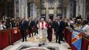 Lors de son déplacement, le pape Léon XIV (ici, dans la basilique Saint-Pierre, au Vatican, samedi) a prévu d’insister sur l’enjeu de la coexistence entre chrétiens et musulmans.