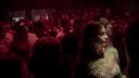 Des gens dansent au festival de musique techno Strichka, le 16 mai 2026.