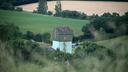 Le silo agricole où un corps a été retrouvé, jeudi.