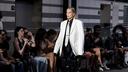 Sharon Stone lors du final du défilé printemps-été 2027 de Vetements