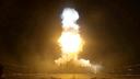 Un tir de missile depuis un navire de guerre américain.