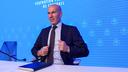 Zinédine Zidane, mardi, au siège de la FFF, à Paris.