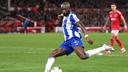 Seko Fofana, sous le maillot du FC Porto en avril dernier, pendant la séance de tirs au but lors du match retour des quarts de finale d’Europa League face à Nottingham Forest.