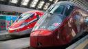 Train à grande vitesse Frecciarossa en Italie.