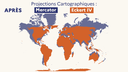 Comparaison entre la représentation du monde par le système Mercator et celui dit Eckert IV.