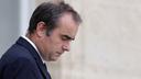 Le premier ministre Sébastien Lecornu quitte le palais de l’Élysée, à Paris, le 10 septembre 2026.