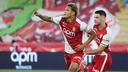 Paris Brunner a ouvert le score pour l’AS Monaco ce vendredi.